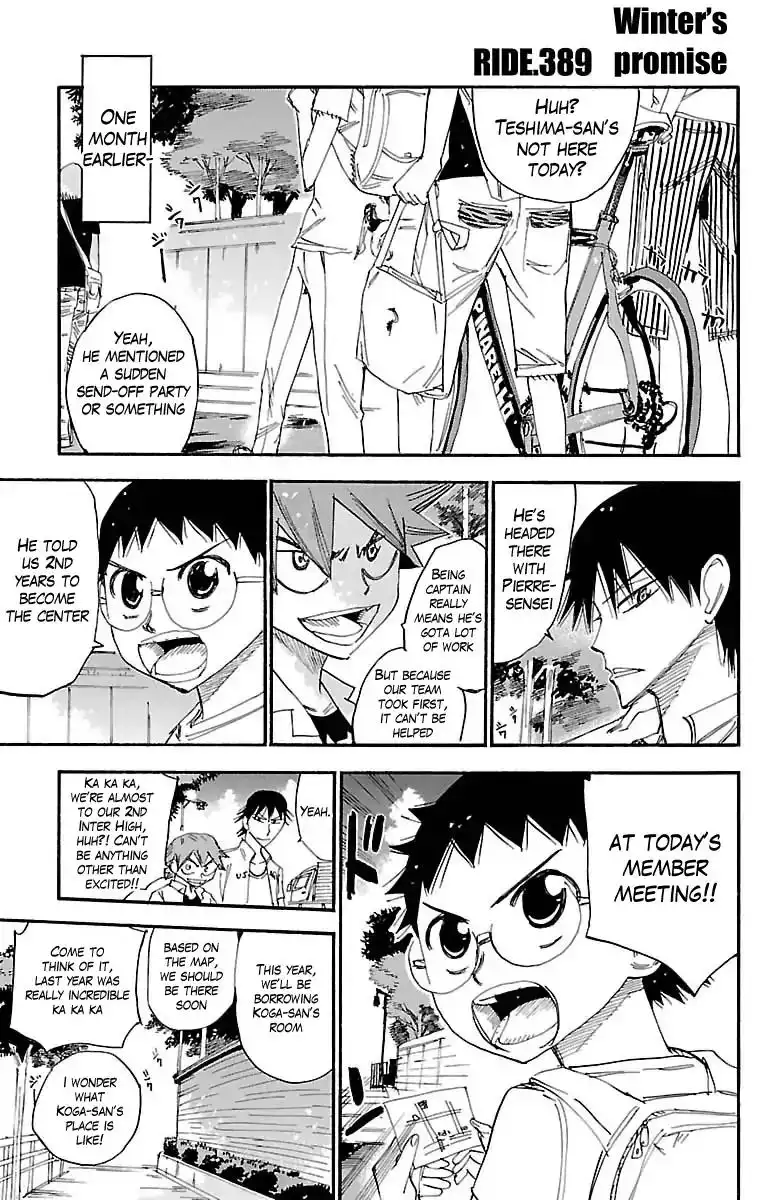 Yowamushi Pedal Chapter 389 1